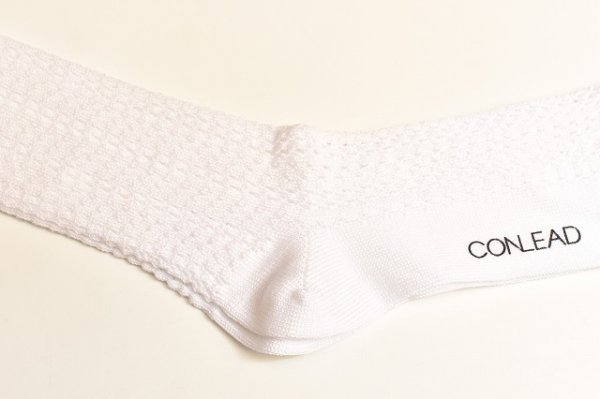 画像2: CONLEAD　" LACE Long Socks "　col.WHITE