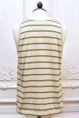 画像3: MAATEE＆SONS　" SILK 天竺TANK TOP "　col.BeigeKhaki (3)