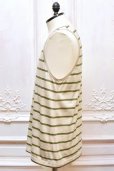 画像2: MAATEE＆SONS　" SILK 天竺TANK TOP "　col.BeigeKhaki (2)