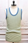 画像1: MAATEE＆SONS　" RIB TANK TOP SUVIN "　col.Border (1)