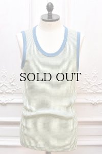 MAATEE＆SONS　" RIB TANK TOP SUVIN "　col.Border