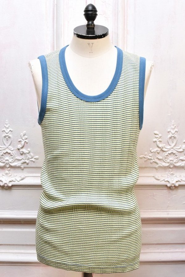 画像1: MAATEE＆SONS　" RIB TANK TOP SUVIN "　col.Border