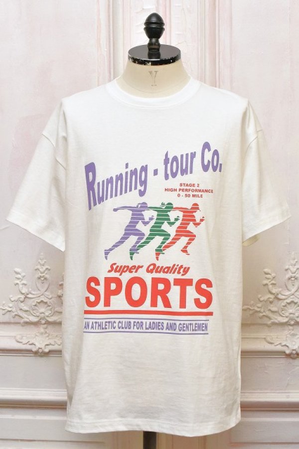 画像1: CONICHIWA bonjour　" Running tour Co "　col.White