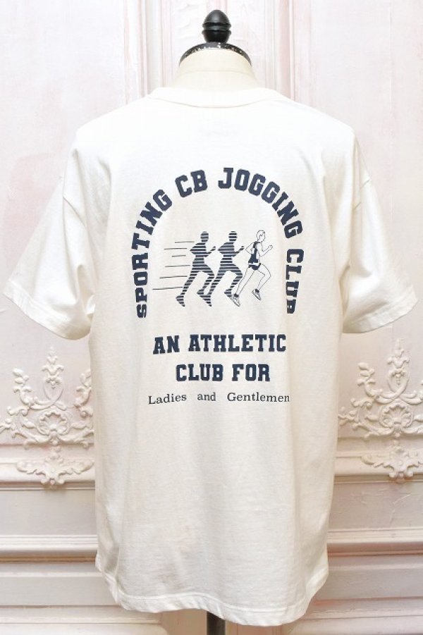 画像2: CONICHIWA bonjour　" SPORTING CB JOGGING CLUB "　col.White