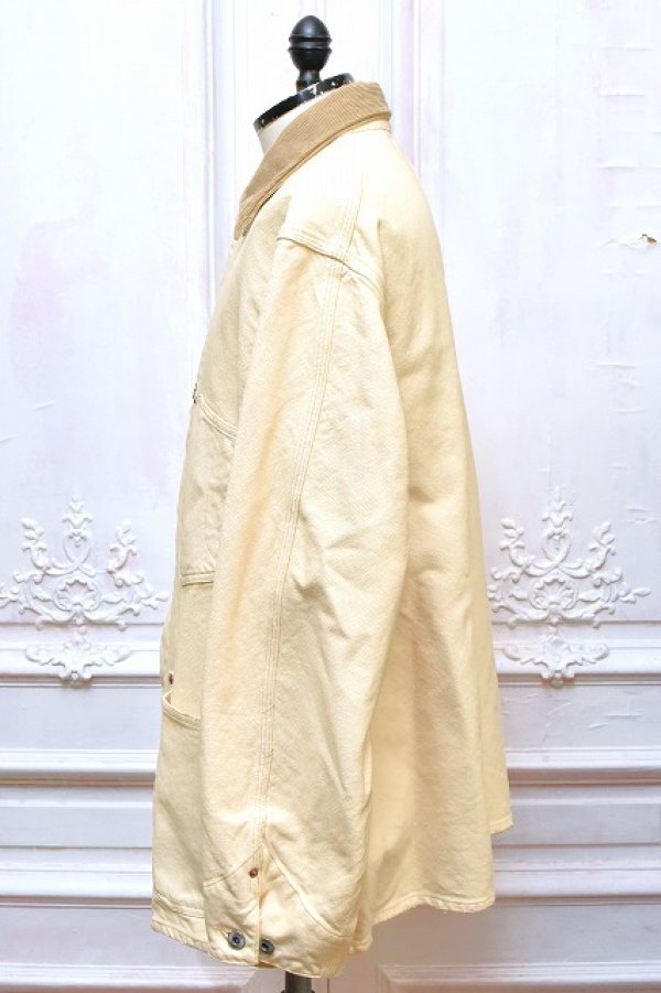 画像3: A.PRESSE　" Vintage Silk Hemp Coverall Jacket "　col.Beige