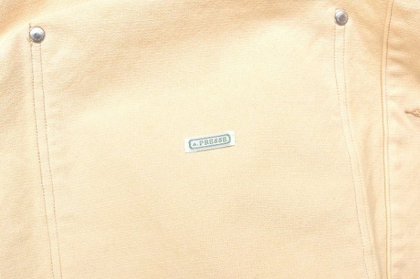画像6: A.PRESSE　" Vintage Silk Hemp Coverall Jacket "　col.Beige