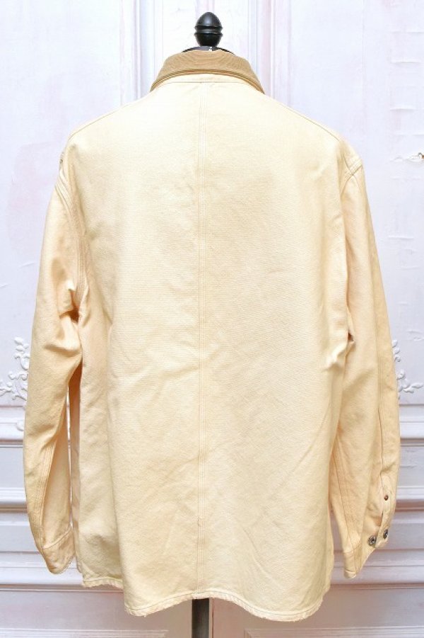 画像4: A.PRESSE　" Vintage Silk Hemp Coverall Jacket "　col.Beige