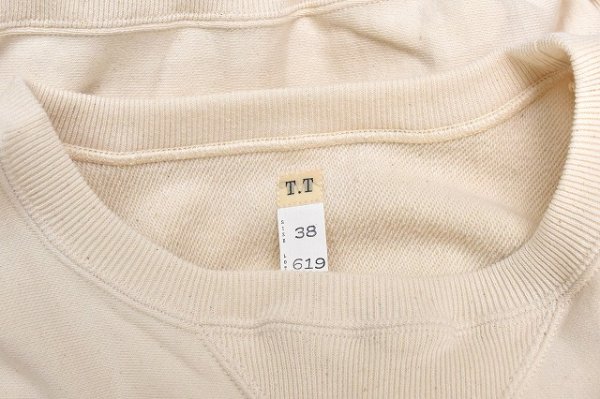 画像5: T.T　" MILITARY TRAINING SWEAT SHIRT "　col.Ivory