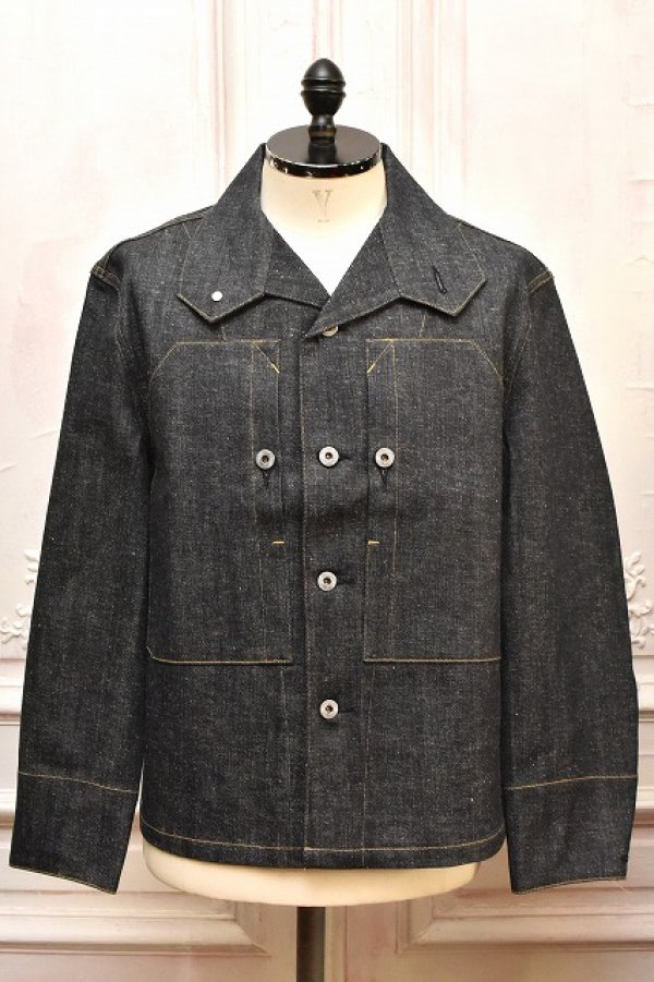 画像1: T.T　" FRENCH NAVY MECHANIC JACKET "　col.Raw Indigo