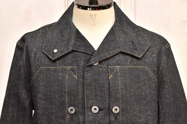 画像2: T.T　" FRENCH NAVY MECHANIC JACKET "　col.Raw Indigo