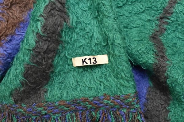 画像4: KHOKI　" Jacquard design muffler "　col.Green