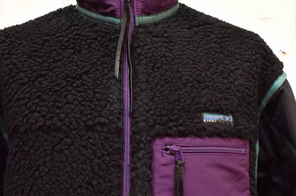 画像2: KHOKI　" Feece - texture jacket "　col.Black