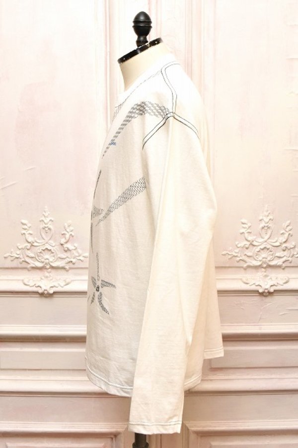 画像3: KHOKI　" Printed long-sleeve T-shirt "　col.White