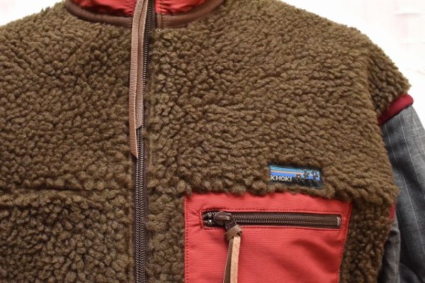 画像2: KHOKI　" Feece - texture jacket "　col.Khaki