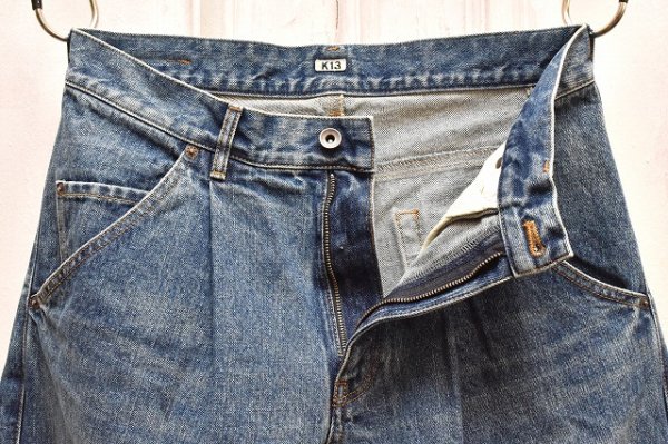 画像2: KHOKI　" 3D cutting denim pants "　col.indigo