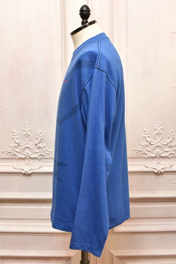 画像3: KHOKI　" Printed long-sleeve T-shirt "　col.Blue