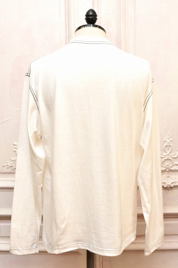 画像4: KHOKI　" Printed long-sleeve T-shirt "　col.White