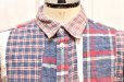 画像2: KHOKI　" Vintage - effect asymmetric shirt "　col.Blue (2)