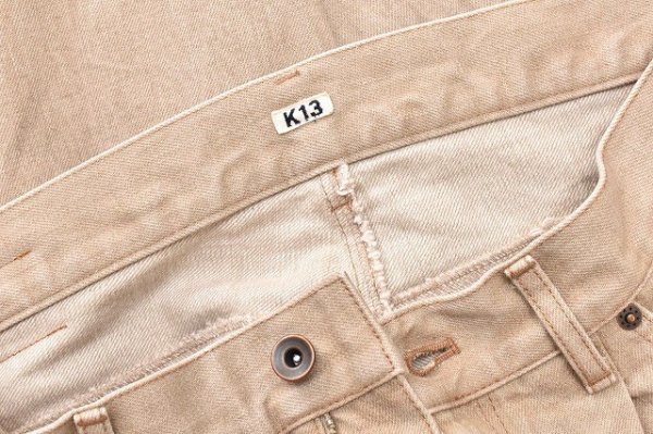 画像7: KHOKI　" 3D cutting denim pants "　col.Beige