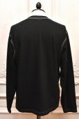 画像4: KHOKI　" Printed long-sleeve T-shirt "　col.Black (4)