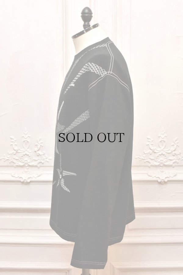 画像3: KHOKI　" Printed long-sleeve T-shirt "　col.Black