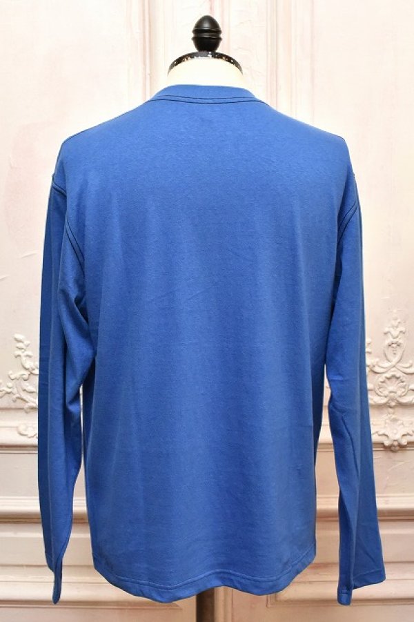 画像4: KHOKI　" Printed long-sleeve T-shirt "　col.Blue