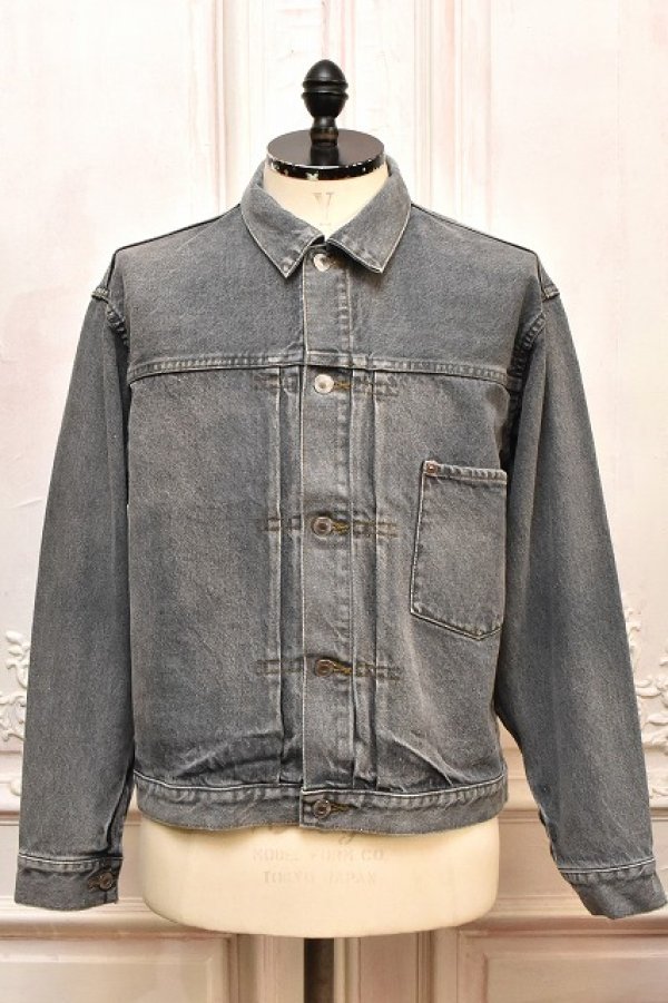 画像1: A.PRESSE　" Vintage Gray Denim Jacket "　col.Gray