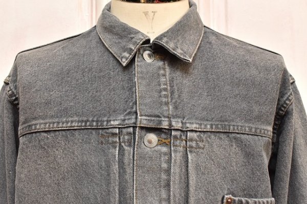 画像2: A.PRESSE　" Vintage Gray Denim Jacket "　col.Gray