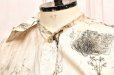 画像3: NICENESS　" V.IOMMI - Printed Detachable Collar Long Shirts "　col.Beige