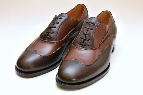 画像3: F.lli Giacometti　" BI-COLORE Leather Shoes "　col.Testa Di Moro