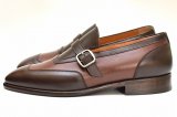 F.lli Giacometti　" BI-COLORE Monk Strap Shoes "　col.Testa Di Moro
