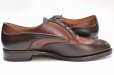 画像2: F.lli Giacometti　" BI-COLORE Leather Shoes "　col.Testa Di Moro (2)