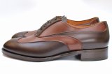 F.lli Giacometti　" BI-COLORE Leather Shoes "　col.Testa Di Moro