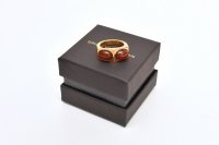 DRIES VAN NOTEN　" Ring M252-646 Q.092 - Gemstone "　Col.DarkRed