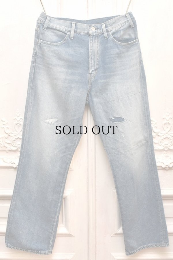 画像1: MAATEE＆SONS　" FLARE DENIM repair "　col.Indigo