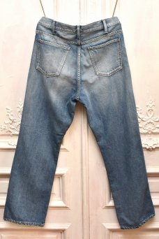 パンツ MAATEE&SONS Flare Denim Repair Indigo MAATEE&SONS FLARE DENIM repair | MusterWerk