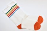KYOU　" FEET 03 - JQD Multi Line Pack Socks  "　col.White