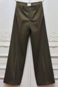 画像1: DECHAMPS　" LORO Pants "　col.Melange Green Brown (1)