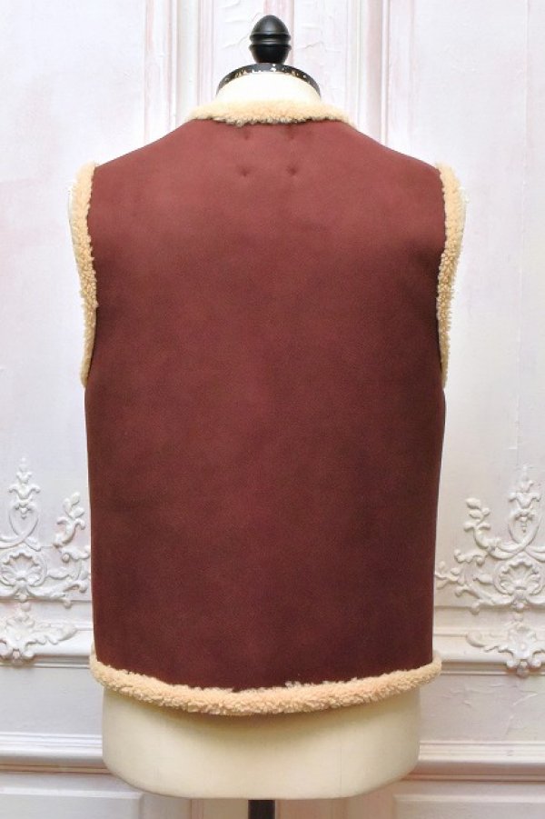 画像3: DECHAMPS　" SHEARLING Vest "　col.Tonka / Cream
