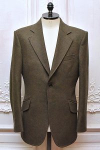 DECHAMPS　" LORO Jacket "　col.Melange Green Brown