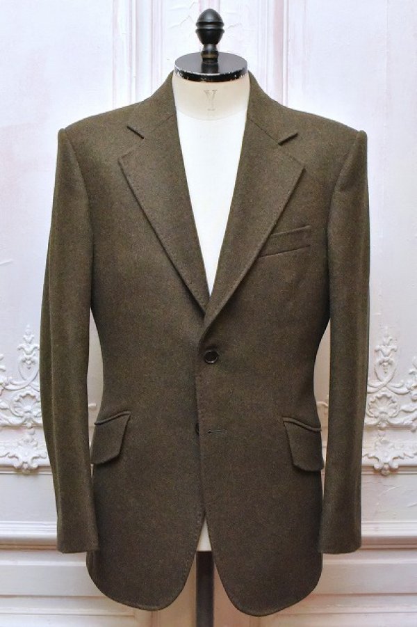 画像1: DECHAMPS　" LORO Jacket "　col.Melange Green Brown