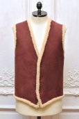 画像1: DECHAMPS　" SHEARLING Vest "　col.Tonka / Cream (1)