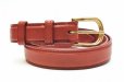 画像2: DECHAMPS　" SIGNATURE Belt "　col.Selvedge Red (2)