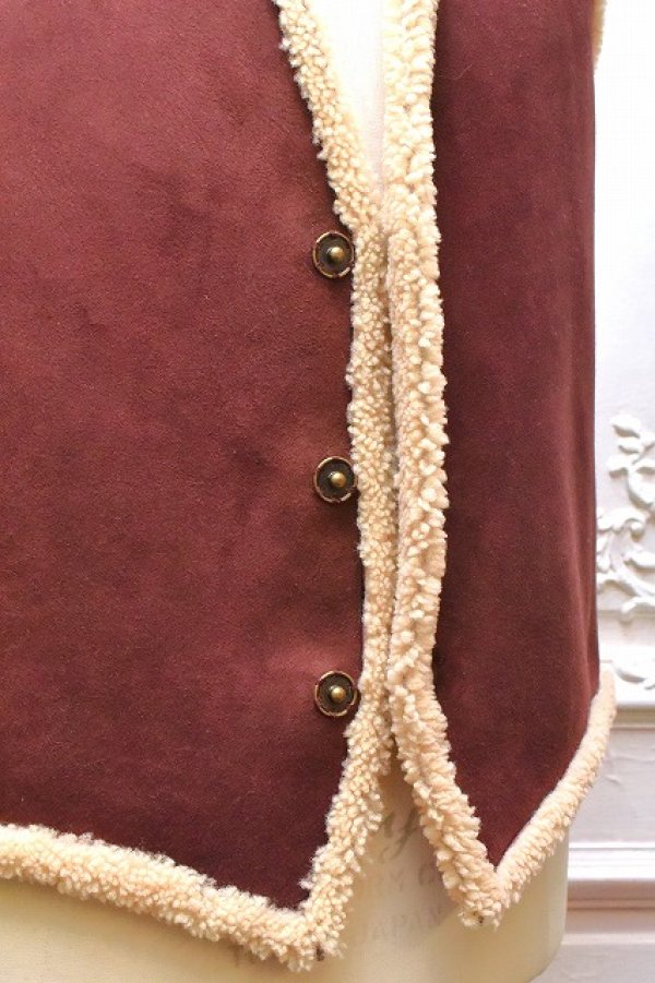 画像4: DECHAMPS　" SHEARLING Vest "　col.Tonka / Cream
