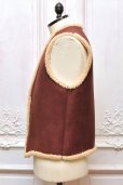 画像2: DECHAMPS　" SHEARLING Vest "　col.Tonka / Cream (2)