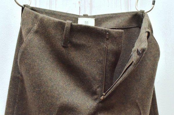 画像2: DECHAMPS　" LORO Pants "　col.Melange Green Brown