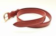 画像1: DECHAMPS　" SIGNATURE Belt "　col.Selvedge Red (1)