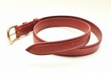DECHAMPS　" SIGNATURE Belt "　col.Selvedge Red