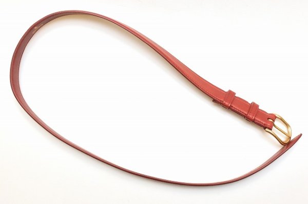 画像3: DECHAMPS　" SIGNATURE Belt "　col.Selvedge Red