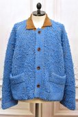 画像1: Kota Gushiken　" Fisherman's Wool Fur Jacket "　col.Light Blue (1)
